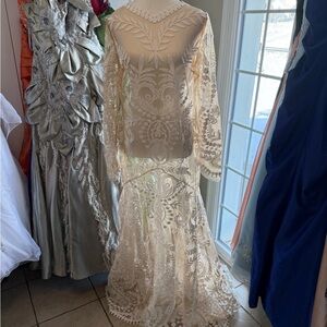 Elegant Lace Women Dress